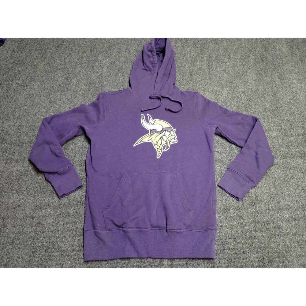Minnesota Vikings Hoodie Adult Small Purple‎ NFL Pullover Sweater Sweatshirt OTS